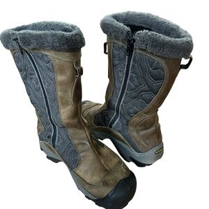 Keen Betty II Brown Leather Winter Waterproof Warm Insulated Boots Womens 7.5